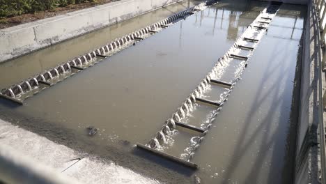 modern urban wastewater treatment plant sedimentation tank