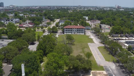 aerial of the first black hospital in third ward houston