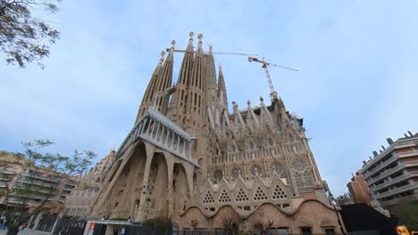 sagrada familia basilica in barcelona, spain