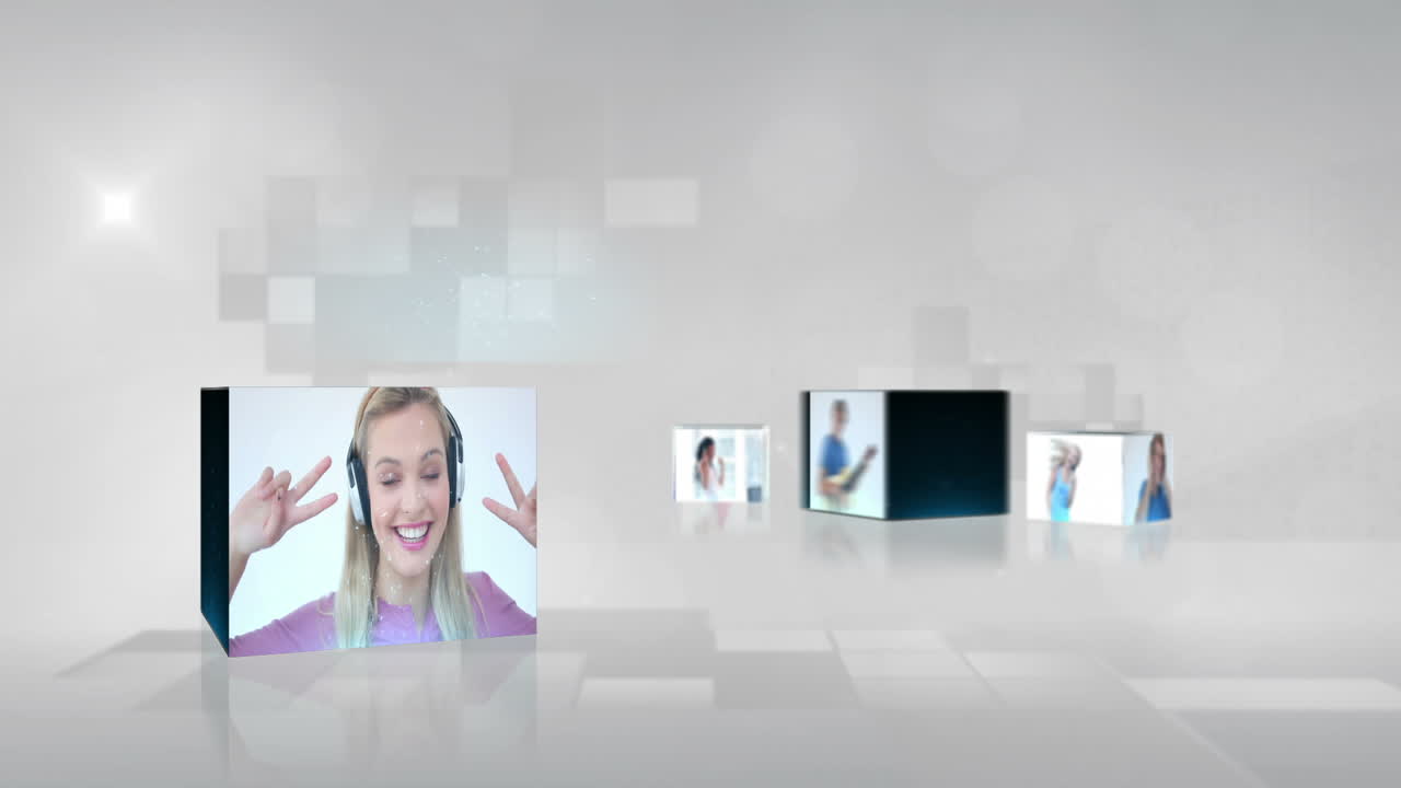 video de adolescentes tocando música y bailando