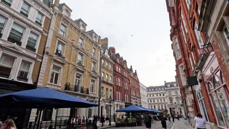 london street scene with historic buildings