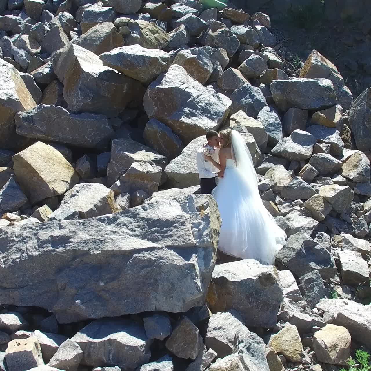 Beauty Bride With Groom