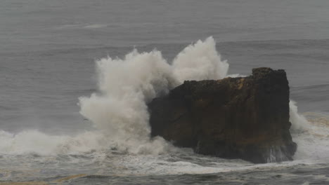 storm in the ocean