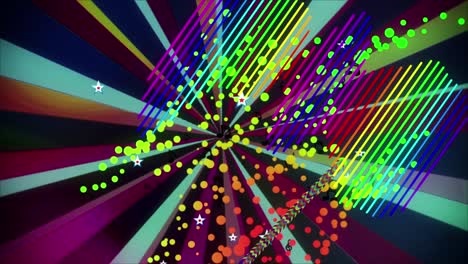 espectro de la música vintage vj bucle