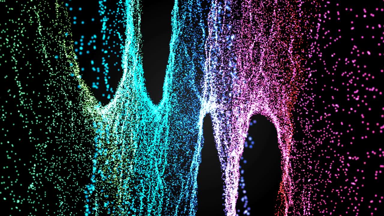 3d 렌더링 배경은 은 입자 문자열을 가지고 있습니다.