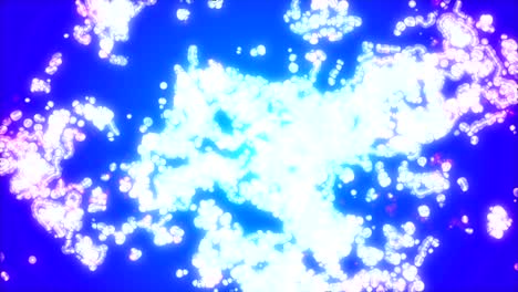 protector de pantalla frío, animación brillante abstracto fondo de movimiento sin fin bucle sin costuras