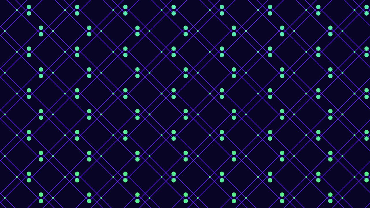 cubos de arco iris con pequeños puntos de neón 2