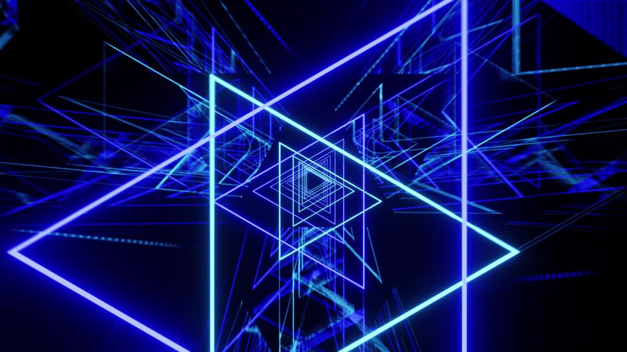 espectáculo de neón azul oscuro para el fondo de la fiesta vj bucle