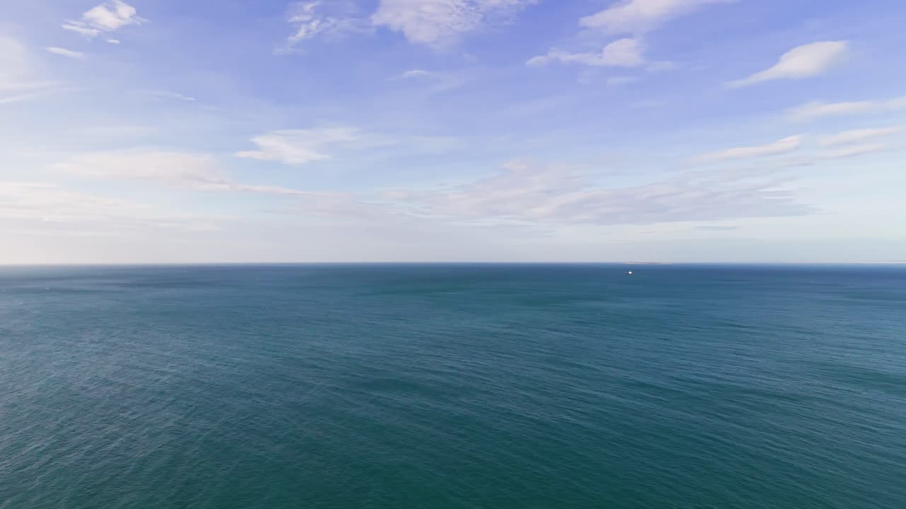 Panoramica aerea sul mare a Ninh Thuận (Vietnam)