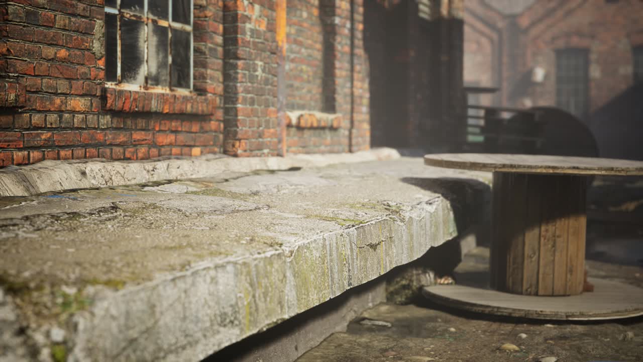 заброшенная фабрика пуста из-за эпидемии коронавируса ковид-19