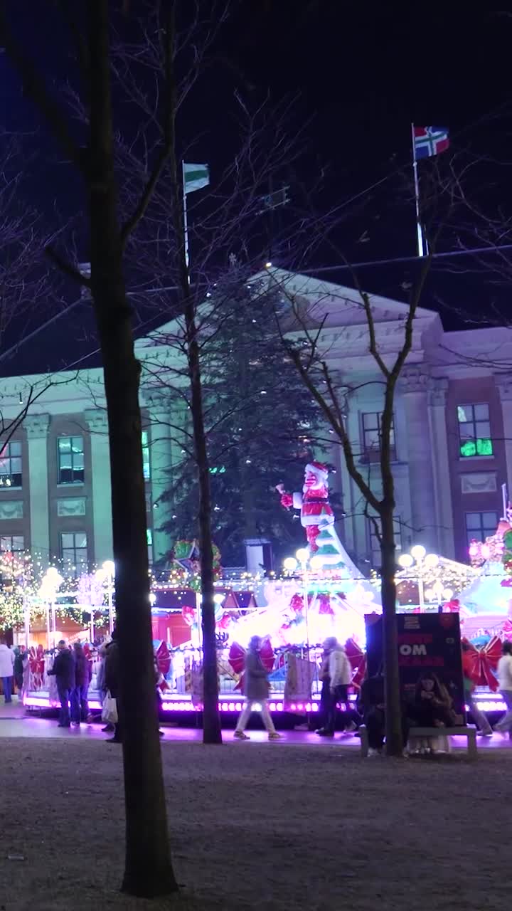 Christmas Fair at Night