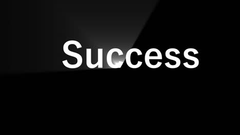 success text animation message motion graphics