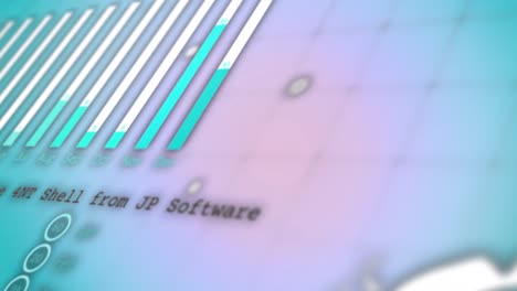 Animation-Der-Statistischen-Datenverarbeitung-Vor-Violettem-Und-Blauem-Hintergrund-Mit-Farbverlauf