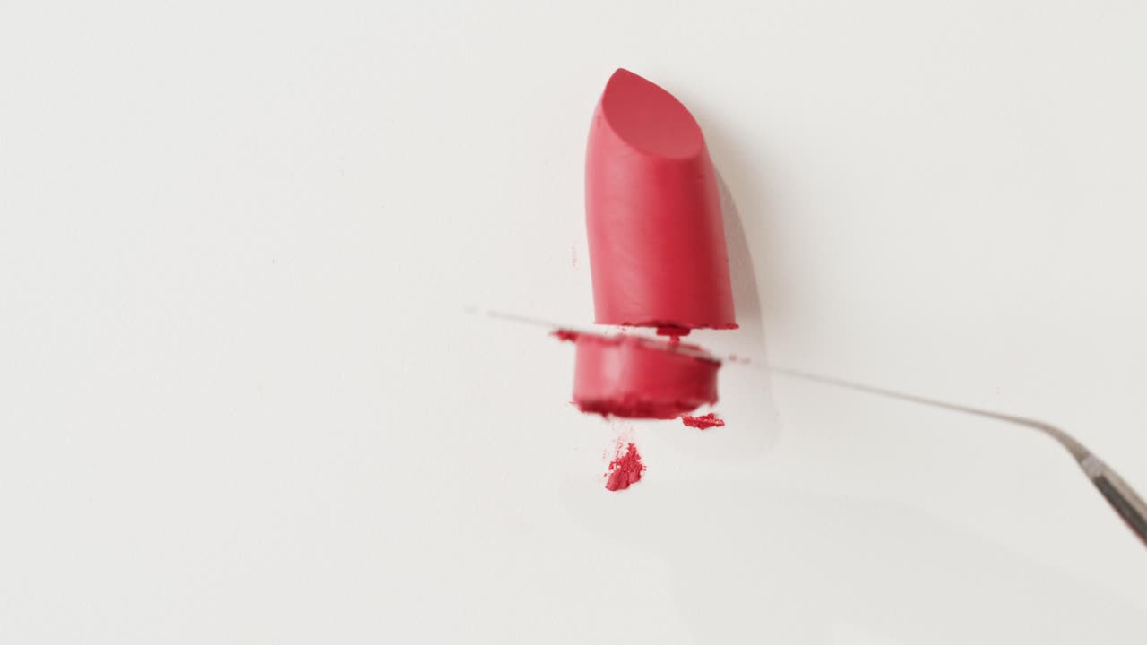 Broken Lipstick on a Knife