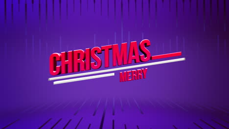 Modern-Merry-Christmas-text-on-purple-lines-geometric-pattern