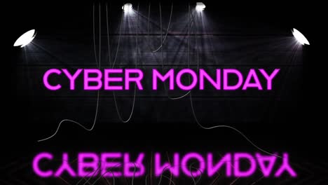 Rosa-Neon-Cyber-Monday-Text-Erscheint