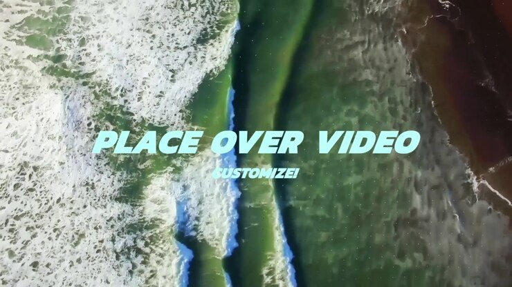 Dynamic Digital Glitch Title Overlay Template