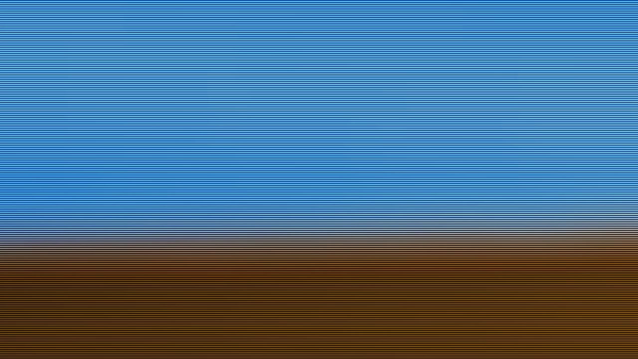 Abstract Glitch Effect with Blue Horizontal Lines and Dark Background