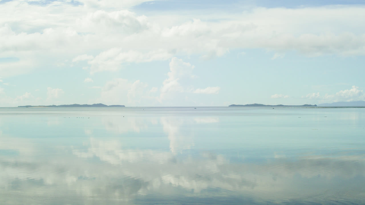 A view of the pristine Secret Beach in Siargao island, Philippines.