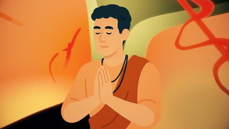 praying man