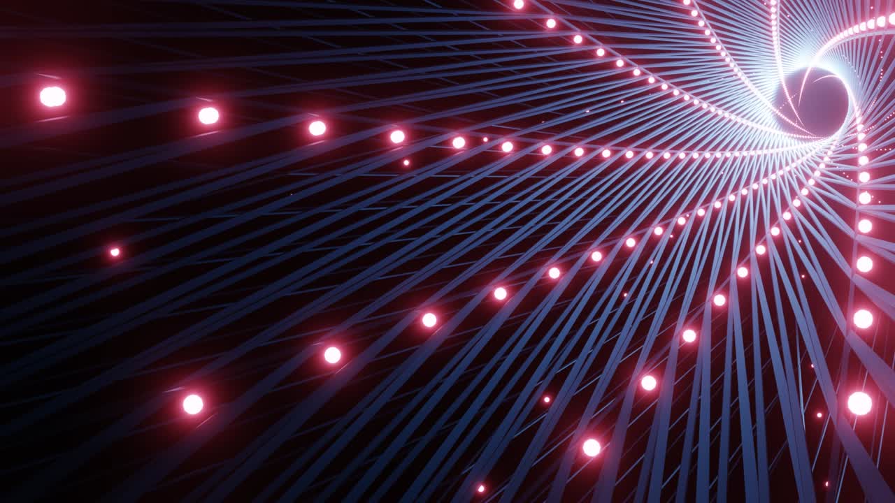 4K 3D animation. Cyberspace abstraction. Futuristic Technology Digital Abstraction