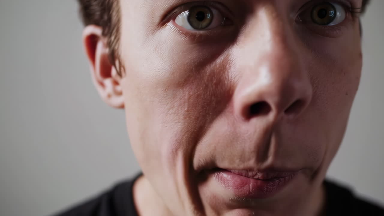 retrato en primer plano de un joven