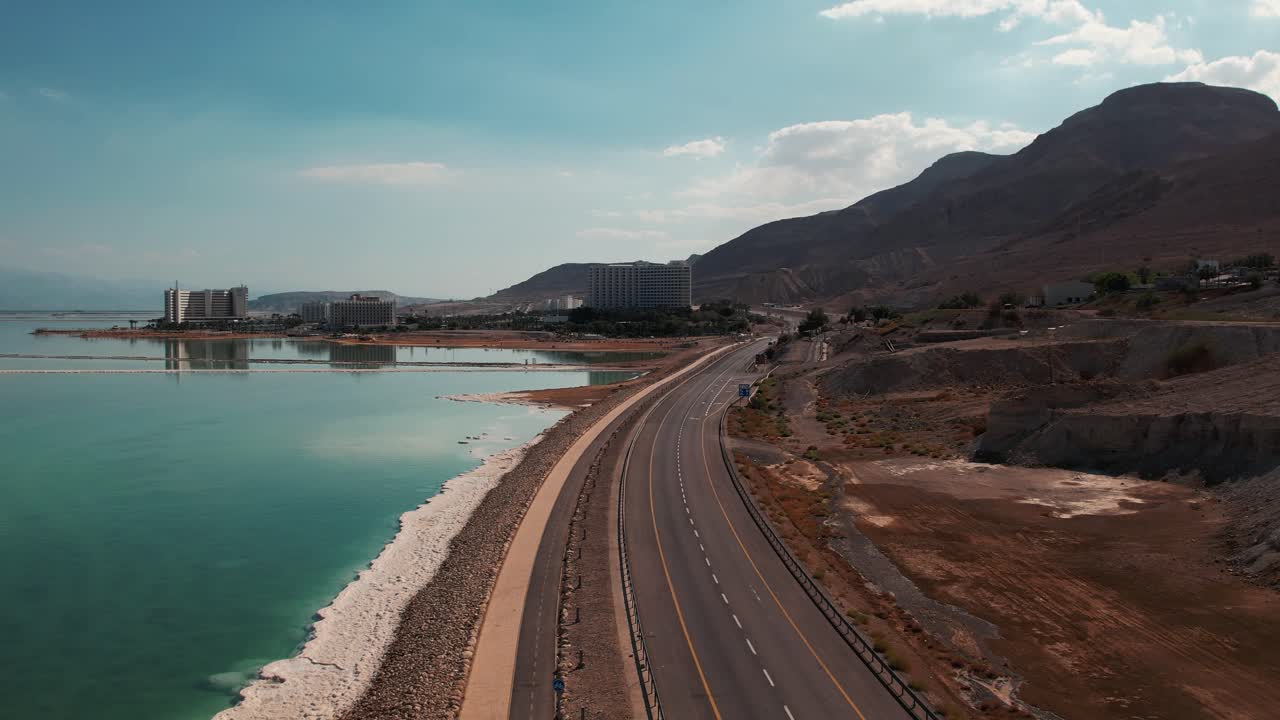 사해, 이스라엘의 항공 샷