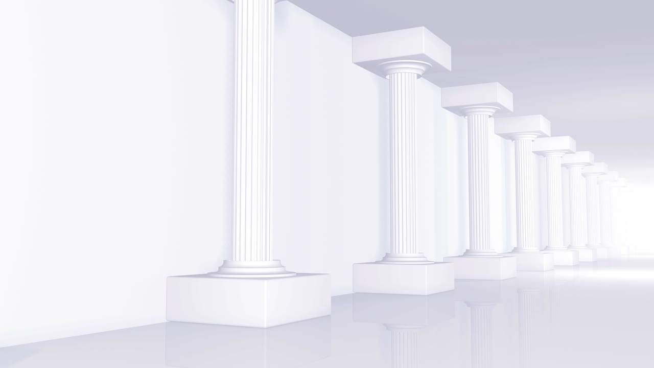 White Columns Corridor