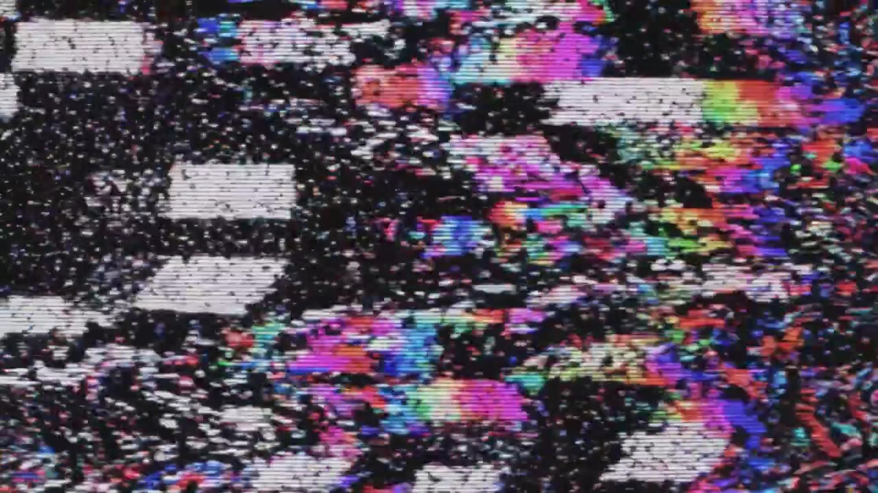 An Abstract Exploration of Digital Distortion: A Colorful Journey Through Glitches and Static in Visual Media Representations