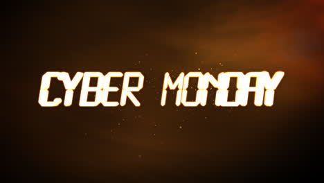 Digital-Cyber-Monday-with-flying-gold-glitters-on-gradient