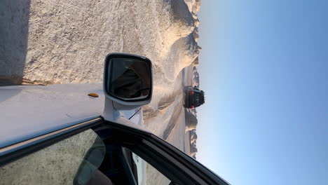 vertical off road 4x4 jeep car crossing the white desert in egypt adventure travel top destination