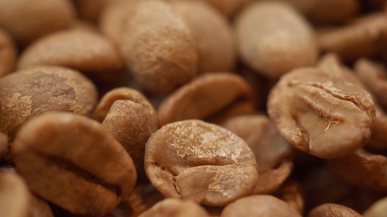 Close-up of Roasted Coffee Beans