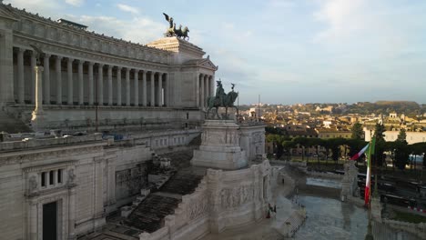 Altare-della-Patria,-Altar-of-the-Fatherland---Rome,-Italy