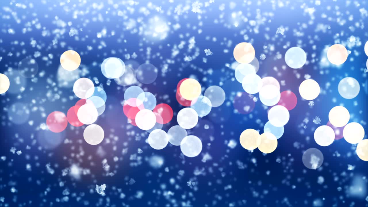 눈알이 느리게 떨어지고 저녁 시내 불빛이 박이는 슬로우 모션 루프 3d 애니메이션