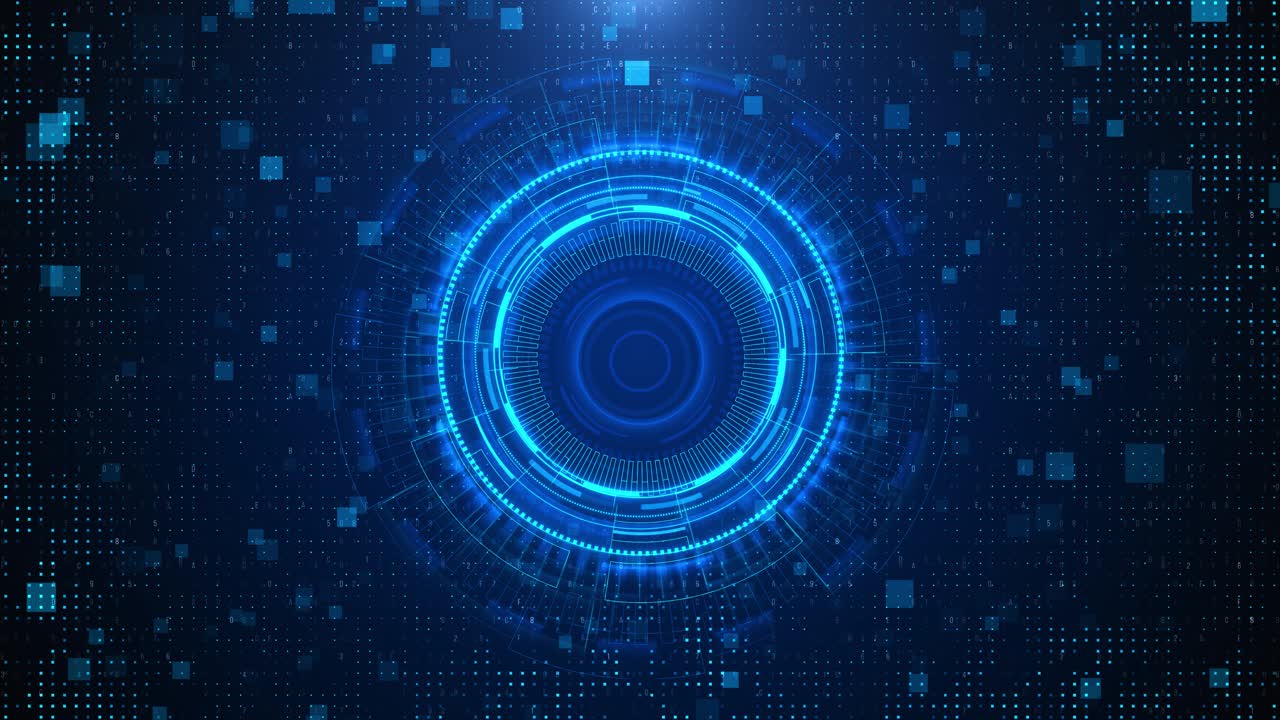 Tunnel di dati, schemi di luce, flusso di dati digitale, portale nello spazio virtuale, sfondo tecnologico futuristico