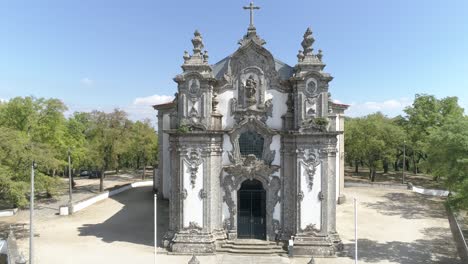 old church from the european mountains