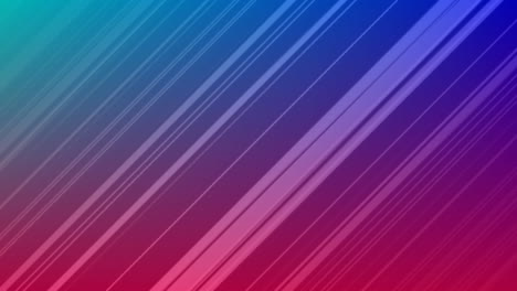 animación de formas blancas que se mueven sobre un fondo azul y rosa.