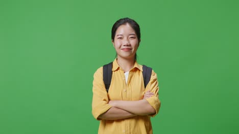 smiling student with backpack