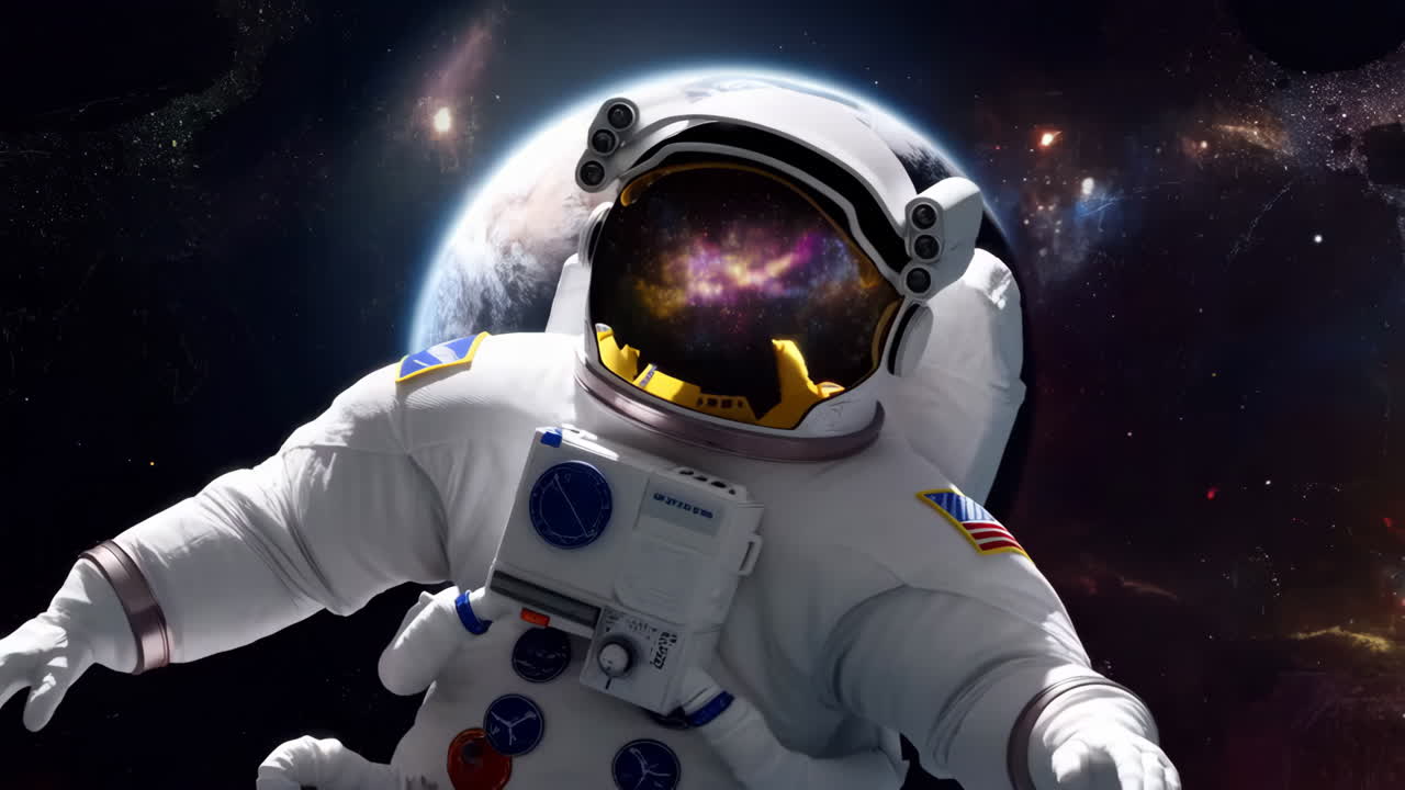 Astronauta nello spazio