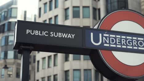 london underground sign