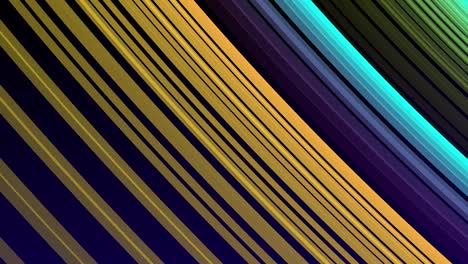 colorful curved lines on abstract background in 4k video.