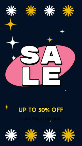 sale promotion template with discount offer