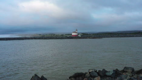 coquille river lighthouse in bandon, oregon