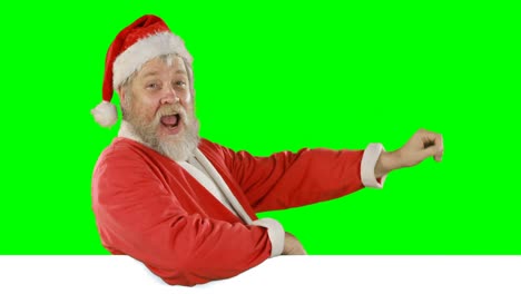 Portrait-of-happy-santa-claus-singing-song