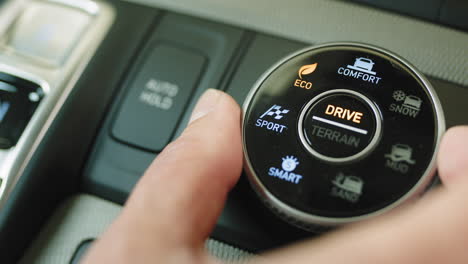 car drive mode selector