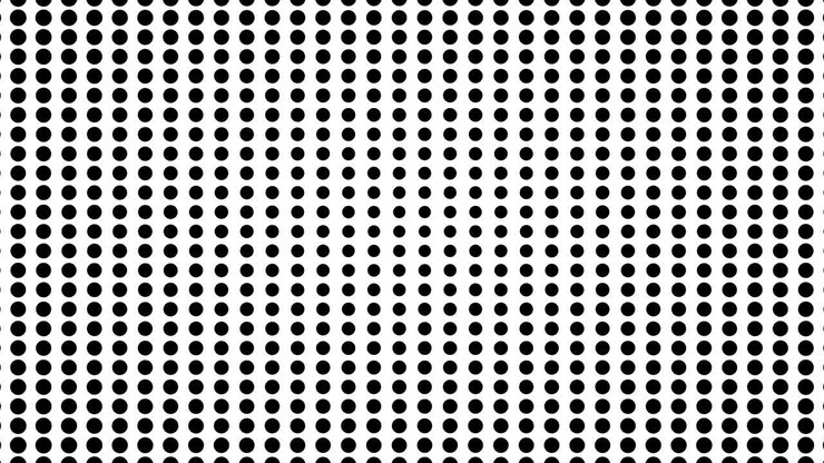 Half tone of many dots, computer generated abstract background, 3D render