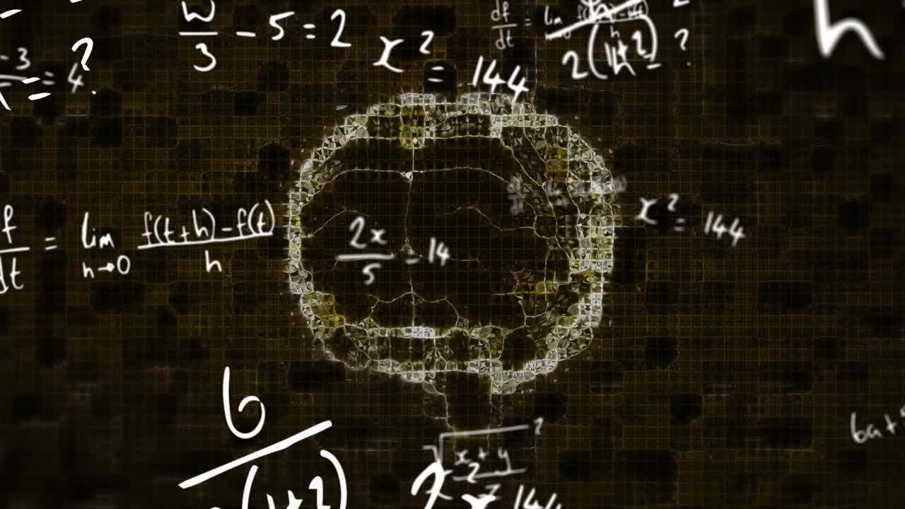 Animation of human brain over data processing