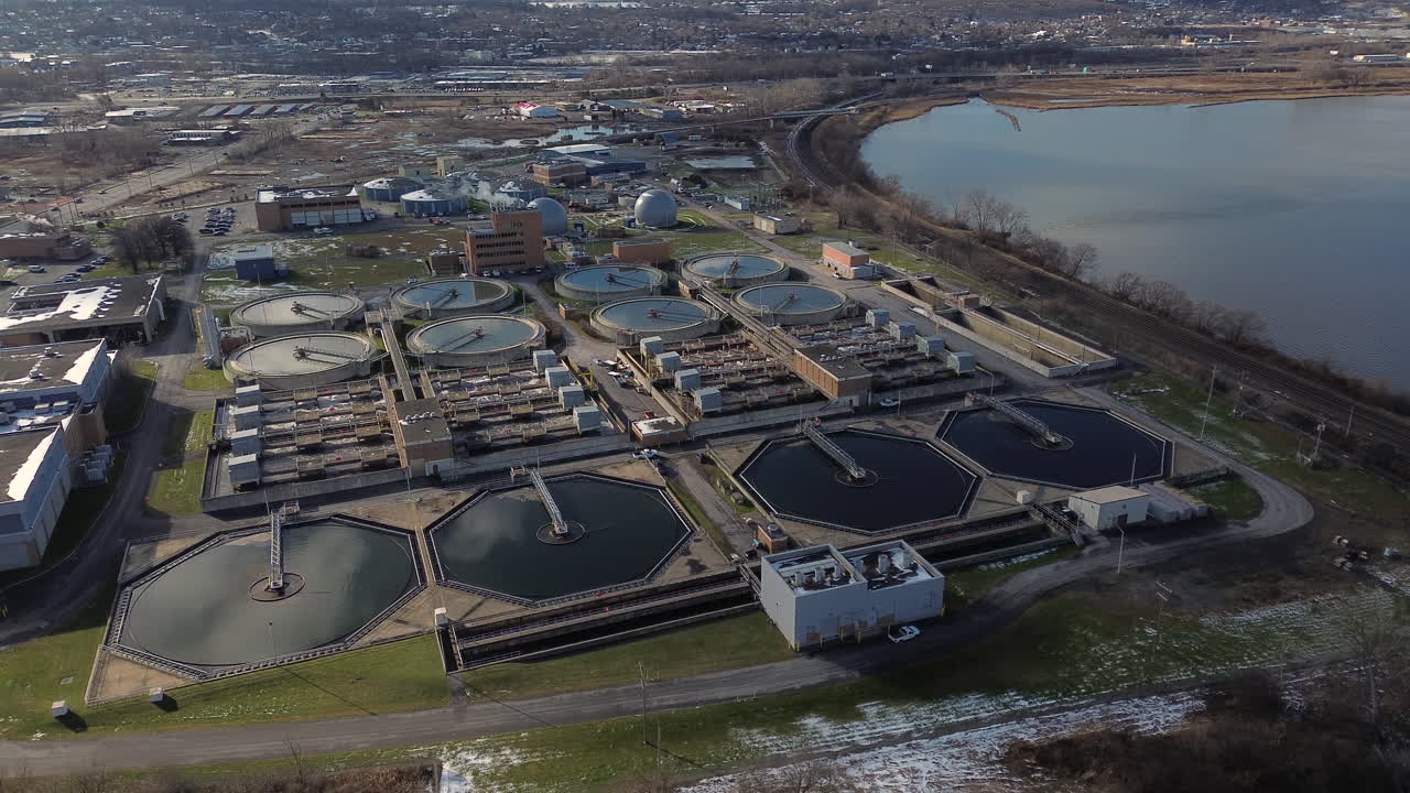 Sewage and water treatment plant in syracuse new york