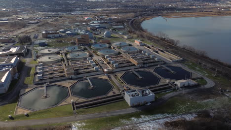 planta de tratamiento de aguas residuales y agua en syracuse, nueva york