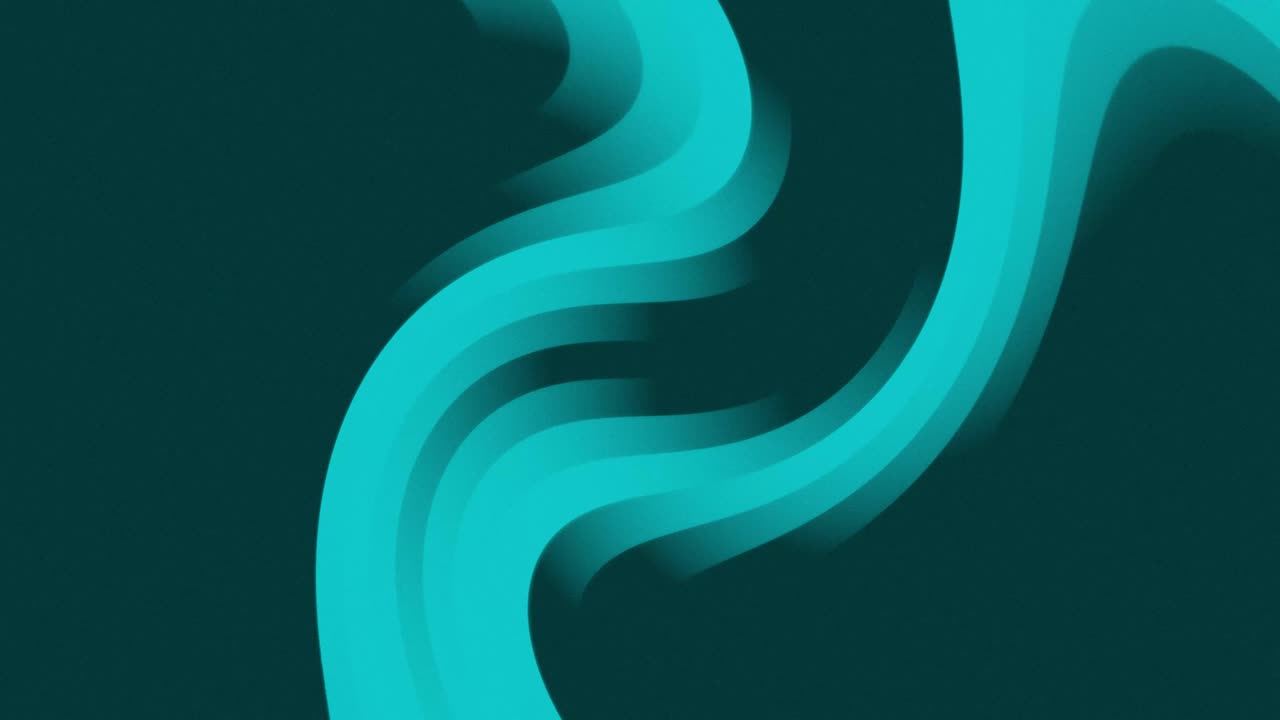 representación 3d abstracta de formas geométricas de colores. animación de bucle generada por computadora.